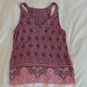 Sleeveless Top - Purple and Pink